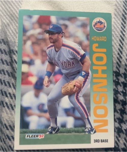 1992 Fleer #509 Howard Johnson — front