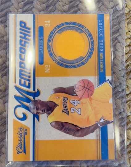2010-11 Panini Classics Membership #24 Kobe Bryant — front
