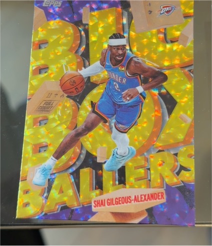 2025 Topps Basketball Big Box Ballers #BB-27 Shai Gilgeous-Alexander — front