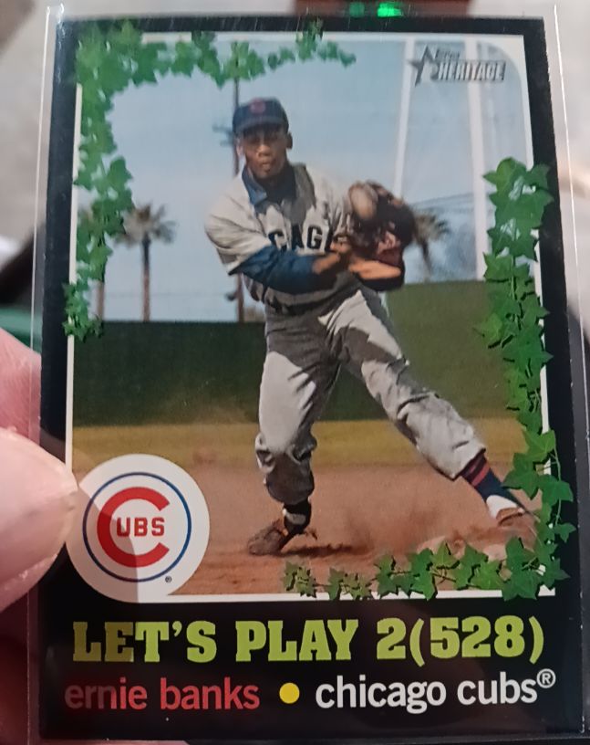 2020 Topps Heritage Let's Play 2 (528) Ernie Banks — front