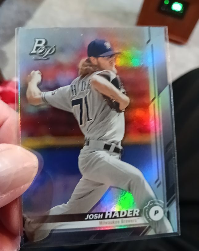 2019 Bowman Platinum #23 Josh Hader — front