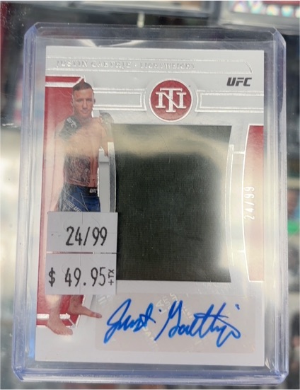 2023 Panini Chronicles National Treasures UFC #24 Jared Gooden — front