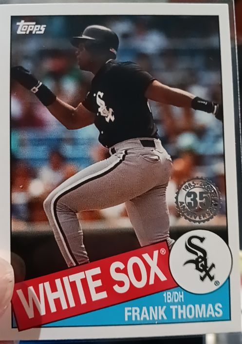 2020 Topps #85-32 Frank Thomas 1985 Topps Baseball 35th Anniversary — front