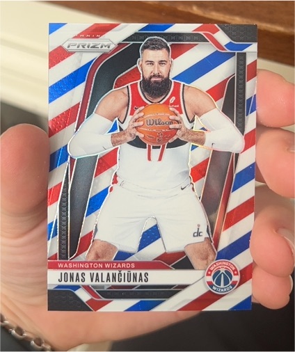 2024-25 Panini Prizm #76 Jonas Valanciunas — front