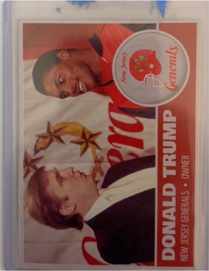 1983 Unknown Donald Trump #Unknown New Jersey Generals Owner — front