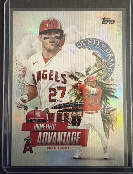 2025 Topps Series 1 #HA-6 Mike Trout Home Field Advantage — front