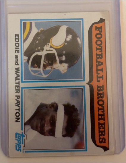 1982 Topps #269 Eddie Payton / Walter Payton Football Brothers — front