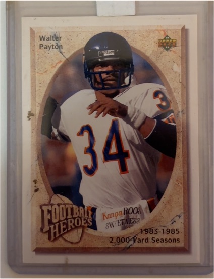 1992 Upper Deck Football Heroes #23 Walter Payton — front