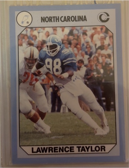 1990-91 Collegiate Collection #64 Lawrence Taylor — front