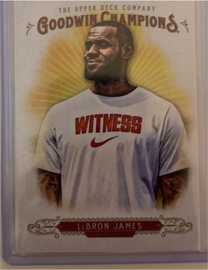 2018 Upper Deck Goodwin Champions #50 LeBron James — front