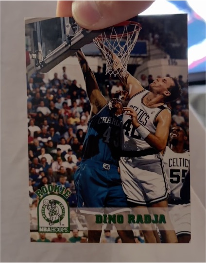 1993-94 NBA Hoops #306 Dino Radja — front