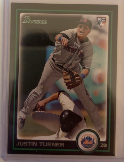 2010 Bowman Draft #BDP105 Justin Turner Rookie Card — front