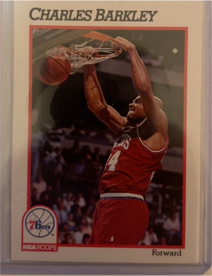1991-92 Hoops #156 Charles Barkley — front