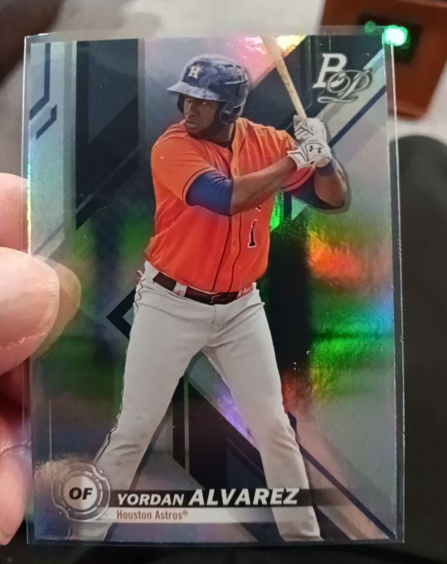 2019 Bowman Platinum Top Prospects #TOP-100 Yordan Alvarez — front