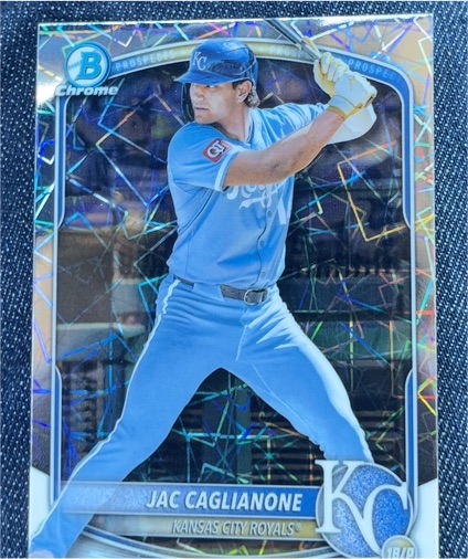 2025 Bowman Chrome #BCP-154 Jac Caglianone — front