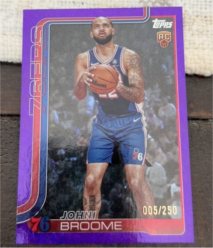 2025-26 Topps #235 Johni Broome — front