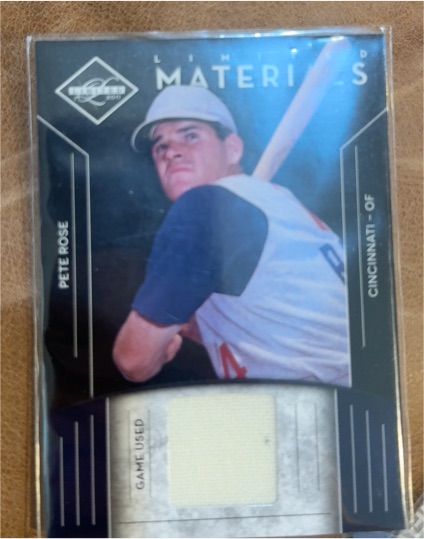2011 Panini Limited Materials #399 Pete Rose — front