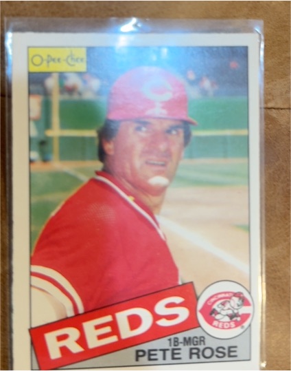 1985 O-Pee-Chee #116 Pete Rose — front