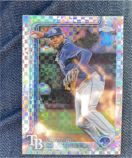 2024 Topps Chrome Junior Caminero — front