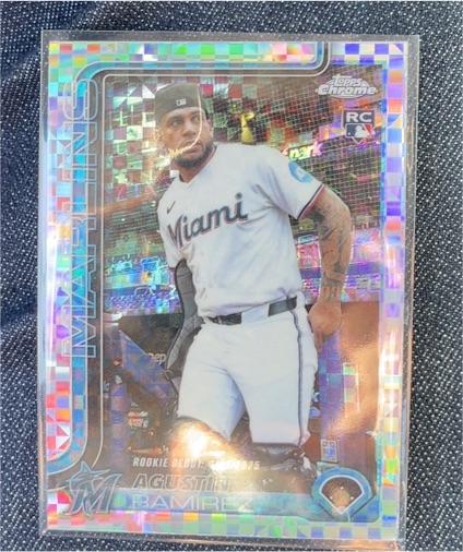 2025 Topps Chrome Update #USC25 Agustin Ramirez — front