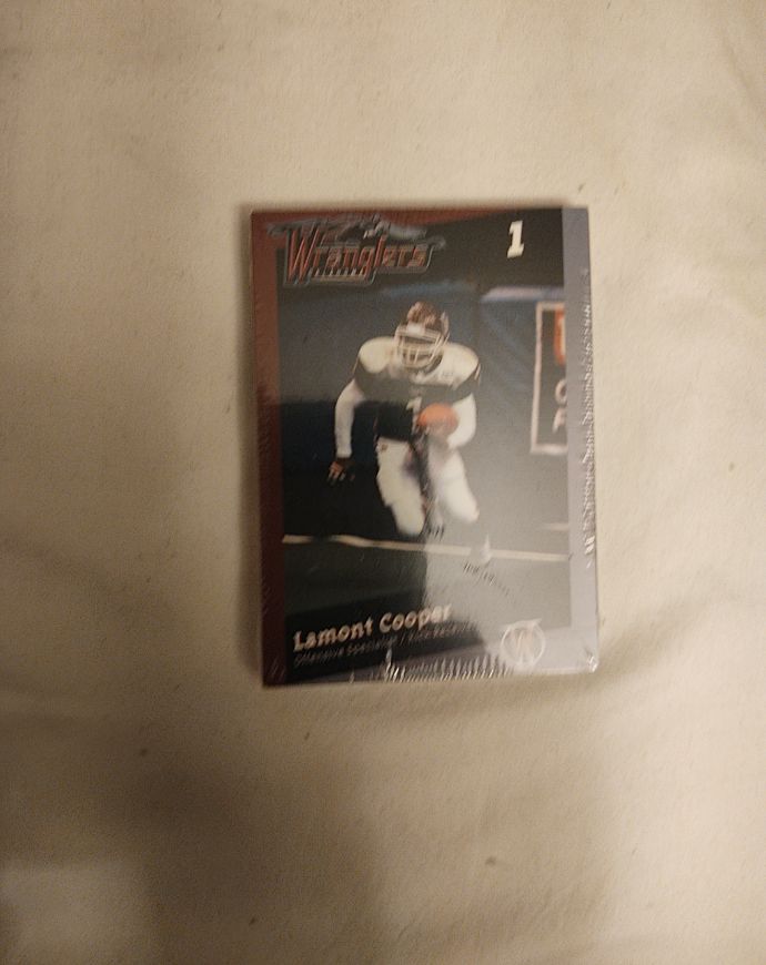 1999 Oklahoma Wranglers #1 Lamont Cooper — front