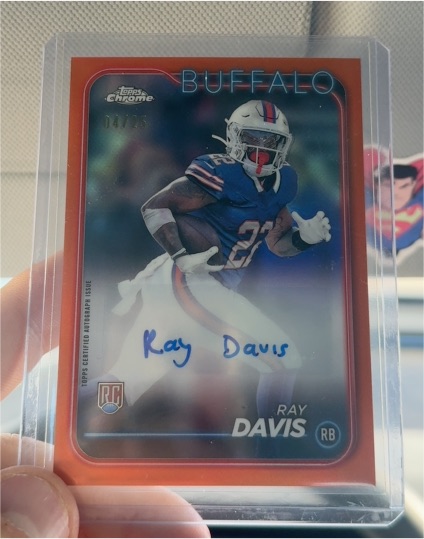 2024 Topps Chrome #253 Ray Davis — front