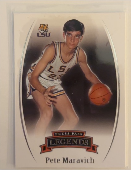 2007 Press Pass Legends #35 Pete Maravich — front