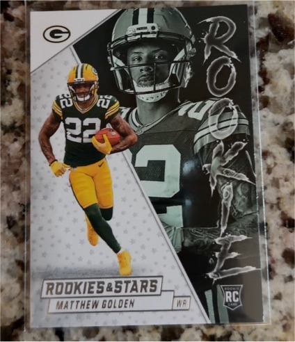 2025 Panini Rookies & Stars Rookie Exclusive #15 Matthew Golden — front