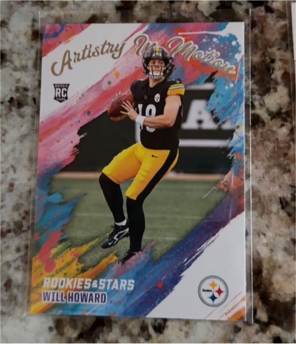 2025 Panini Rookies & Stars #19 Will Howard Artistry In Motion — front