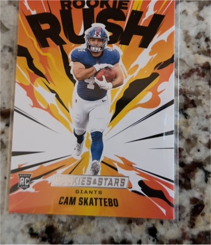 2025 Panini Rookies & Stars Rookie Rush #2 Cam Skattebo — front