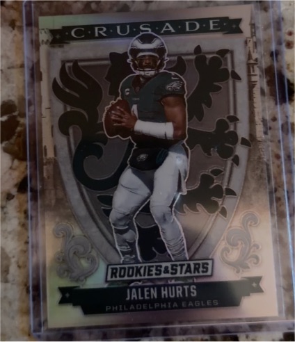 2025 Panini Rookies & Stars #CR-19 Jalen Hurts Crusade Silver — front