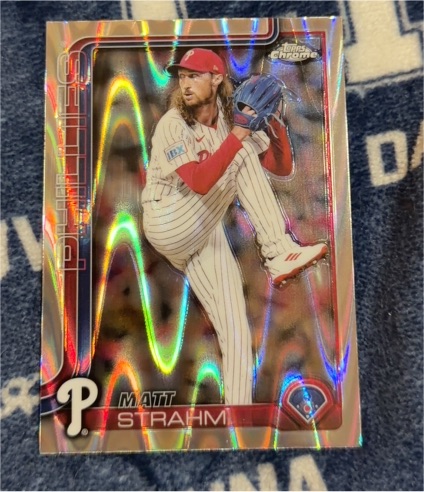 2025 Topps Chrome #178 Matt Strahm — front
