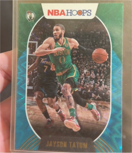 2020-21 Panini NBA Hoops #116 Jayson Tatum — front