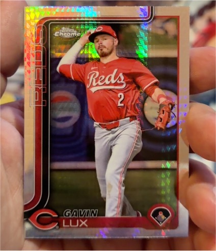 2025 Topps Chrome #237 Gavin Lux — front