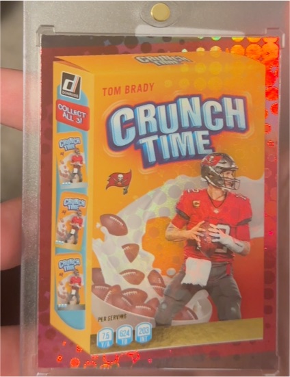 2022 Donruss Crunch Time #CT-1 Tom Brady — front