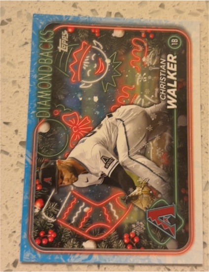 2024 Topps Holiday #H32 Christian Walker — front
