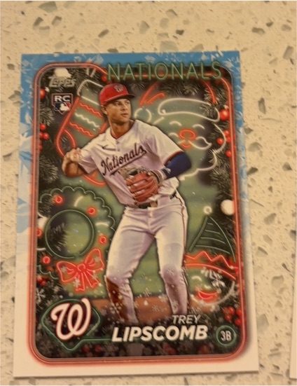 2024 Topps Holiday #H91 Trey Lipscomb — front