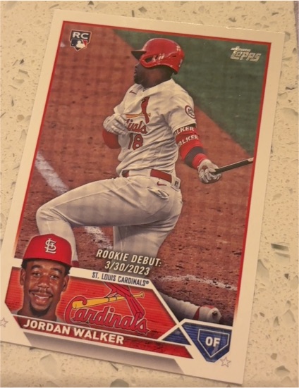 2023 Topps Update Series #US122 Jordan Walker — front