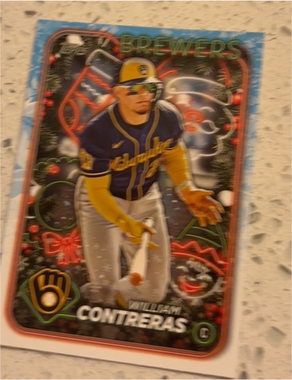 2024 Topps Holiday #H22 William Contreras — front