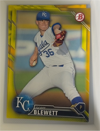 2016 Bowman Prospects #BP126 Scott Blewett — front