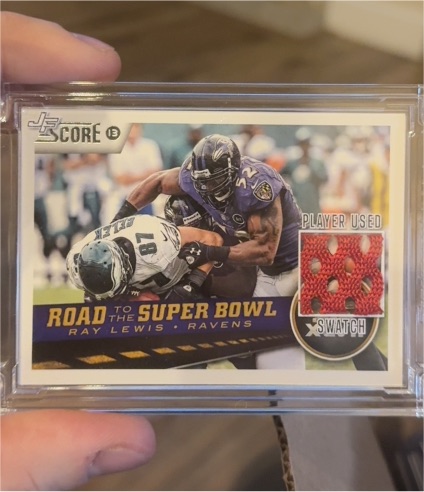 2013 Score Road to the Super Bowl #261 Ray Lewis — front