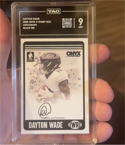 2024 Onyx X Hobby Box #Dayton Wade — front