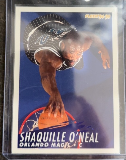 1994-95 Fleer #160 Shaquille O'Neal — front