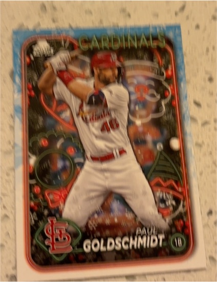 2024 Topps Holiday #H183 Paul Goldschmidt — front