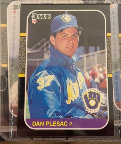 1987 Donruss #214 Dan Plesac — front