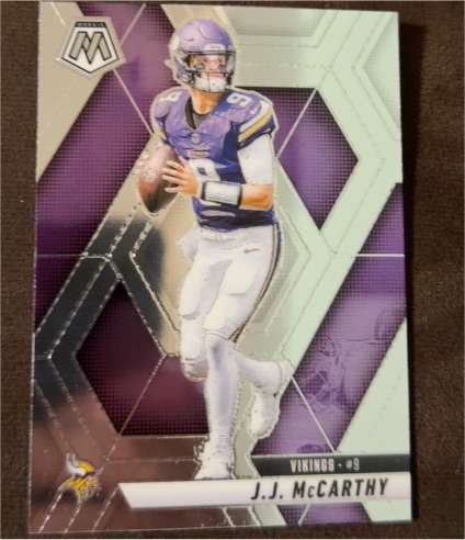 2025 Panini Mosaic #195 J.J. McCarthy — front