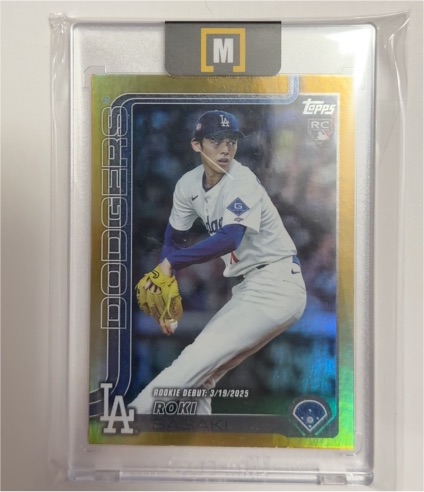 2025 Topps Update Series #US199 Roki Sasaki — front