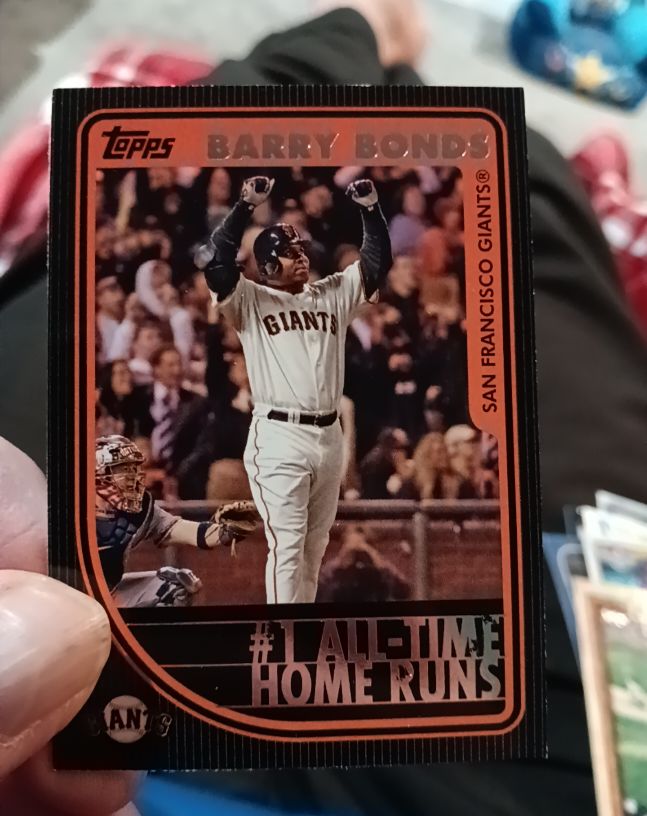 2007 Topps Update Barry Bonds 756 #HRK #1 All Time Home Runs — front