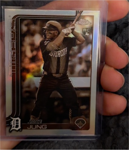 2025 Topps Chrome #225 Jace Jung — front