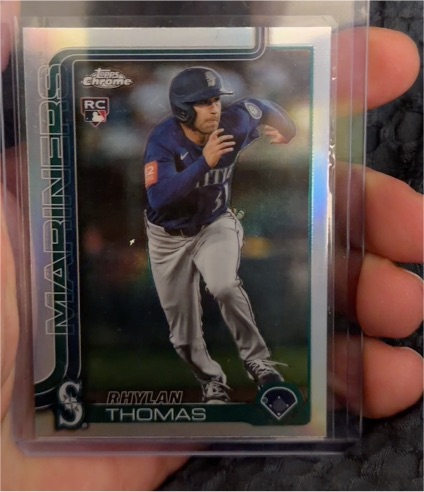 2025 Topps Chrome Update #US196 Rhylan Thomas — front